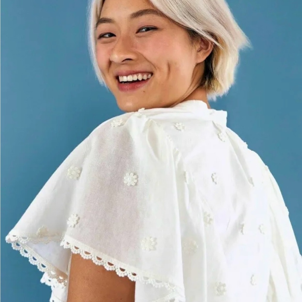 FARM Rio NEW Cream Embroidered Dress - Picture 7 of 8